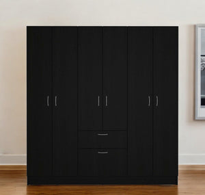 Homeroots 71" Black And White Single Drawer Combo Dresser  Manufactured Wood 403745