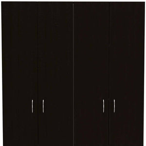Homeroots 67" Black And White Single Drawer Combo Dresser  Manufactured Wood 403746