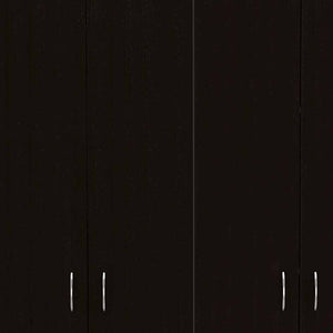 Homeroots 67" Black And White Single Drawer Combo Dresser  Manufactured Wood 403746