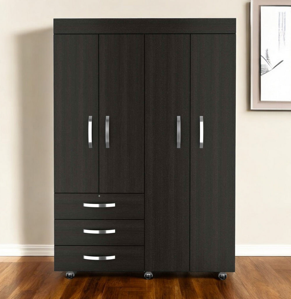 Homeroots 68" Three Drawer Combo Dresser  Manufactured Wood 403748