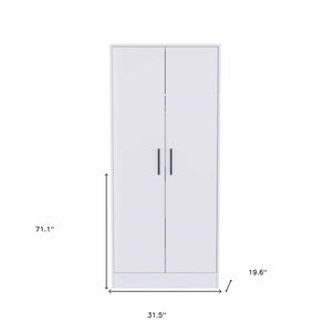 Homeroots 32" White Single Drawer Dresser  Manufactured Wood 403754