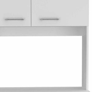 Homeroots 71" Modern White Pantry Cabinet With Five Shelves  Particle Board 403766