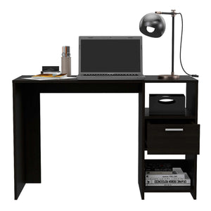 Homeroots 43" Black Computer Desk   403774