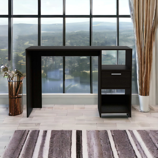 Homeroots 43" Black Computer Desk   403774