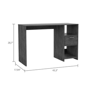 Homeroots 43" Gray Computer Desk   403776