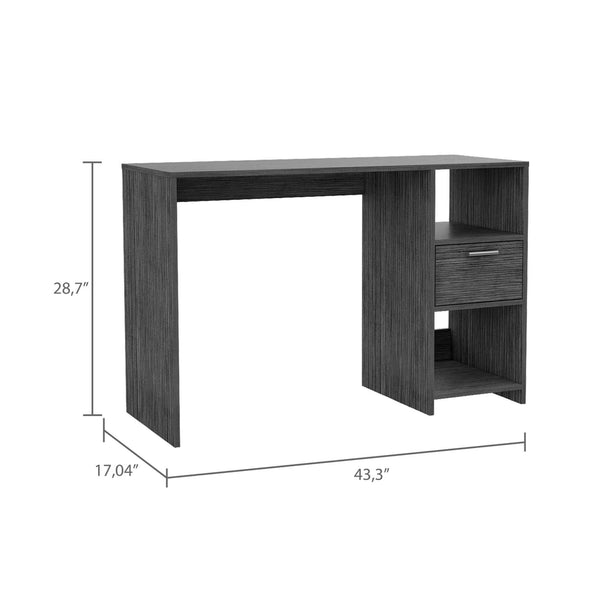 Homeroots 43" Gray Computer Desk   403776
