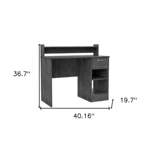 Homeroots 40" Graphite Computer Desk   403786