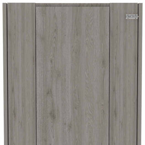 Homeroots 24" Light Gray Floating Desk   403794