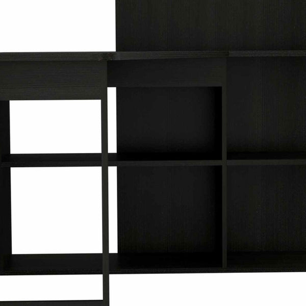 Homeroots 47" Black L Shape Computer Desk   403795