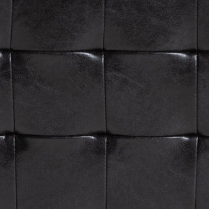 Baxton Studio Baxton Studio Siskal Dark Brown Tufted Cube Ottoman Set of 2 – Stylish and Versatile Seating Solution BH-5589-DARK BROWN-OTTO