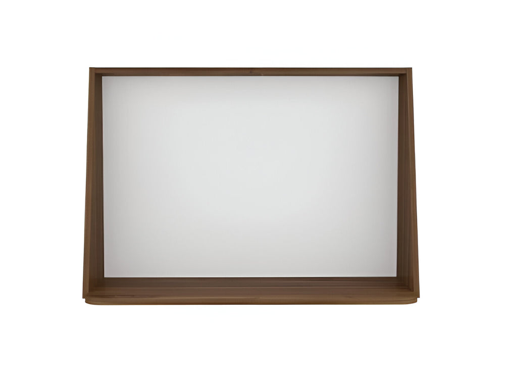 Homeroots 41" Brown Wall Mounted Floating Desk   403825