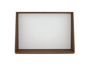 Homeroots 41" Brown Wall Mounted Floating Desk   403825