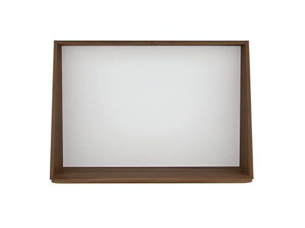 Homeroots 41" Brown Wall Mounted Floating Desk   403825