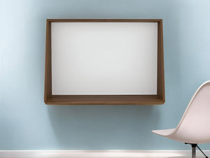 Homeroots 41" Brown Wall Mounted Floating Desk   403825