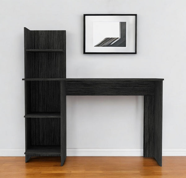 Homeroots 47" Gray Computer Desk With Hutch   403836