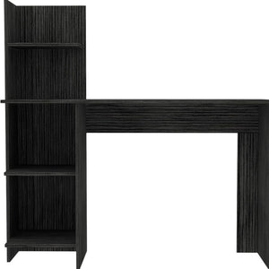 Homeroots 47" Gray Computer Desk With Hutch   403836