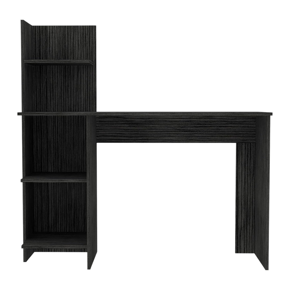 Homeroots 47" Gray Computer Desk With Hutch   403836