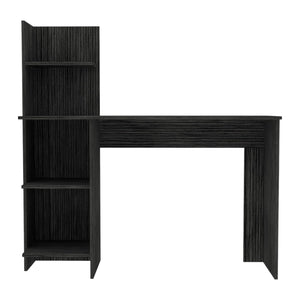 Homeroots 47" Gray Computer Desk With Hutch   403836