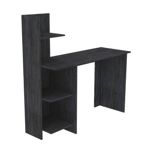 Homeroots 47" Gray Computer Desk With Hutch   403836