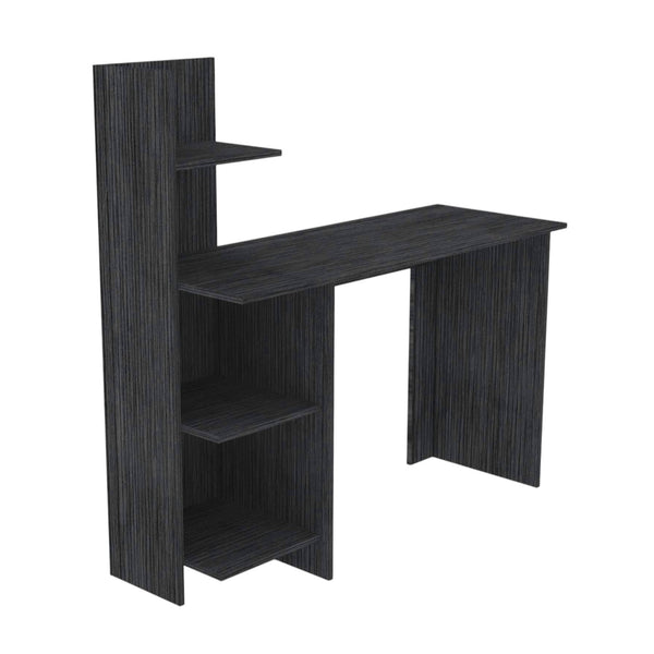 Homeroots 47" Gray Computer Desk With Hutch   403836