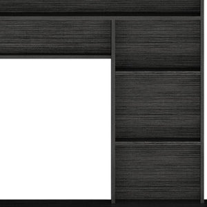 Homeroots 43" Gray Computer Desk With Hutch   403841