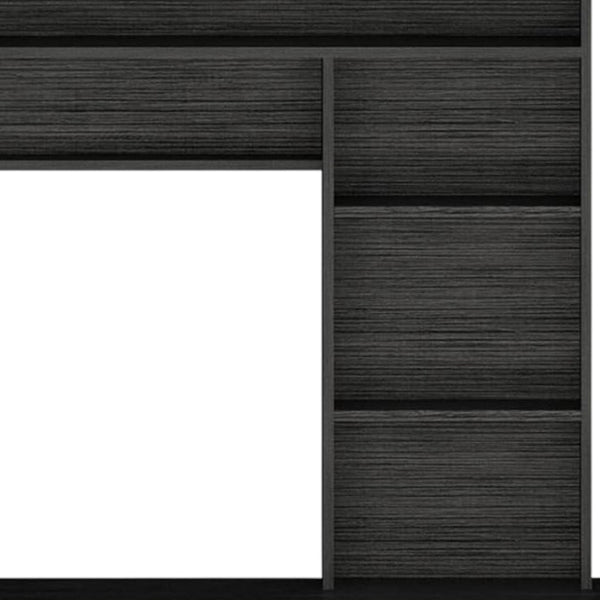 Homeroots 43" Gray Computer Desk With Hutch   403841