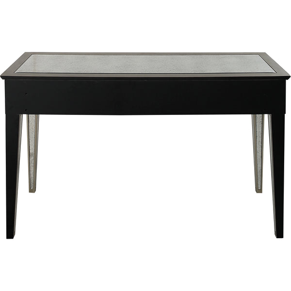 Homeroots 51" Gold And Silver Mirrored Glass Console Table   403848