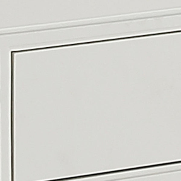 HomeRoots 47" White and Gold Console Table with Drawers - Modern Elegance for Entryways and Living Rooms 403866