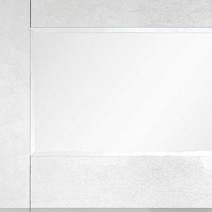 HomeRoots 47" Black and Silver Mirrored Console Table with Drawers - Modern Accent for Entryway & Living Rooms 403872