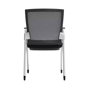Oroblanco Visitor Chair Set of 2 - Modern Office Seating with Stylish Fabric and Mesh Design
