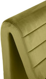 Ivy Olive Velvet Accent Chair 403Olive Meridian Furniture