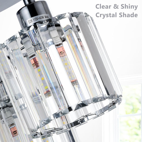 English Elm Semi Flush Rattan Ceiling Light 3-Light Boho Wicker Fixture Handwoven Lampshade Dimmable Cozy Ambience Silver W2738P185419