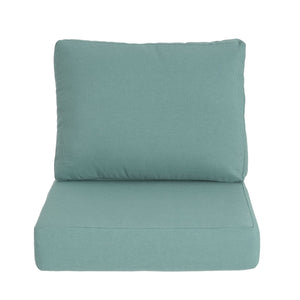 English Elm Christopher Knight Home® - Noah Outdoor Club Chair Cushion Set - Stylish Teal Seat & Back Cushions For Ultimate Comfort N775P291454T