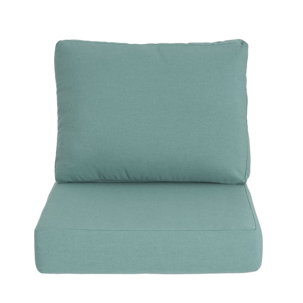 English Elm Christopher Knight Home® - Noah Outdoor Club Chair Cushion Set - Stylish Teal Seat & Back Cushions For Ultimate Comfort N775P291454T