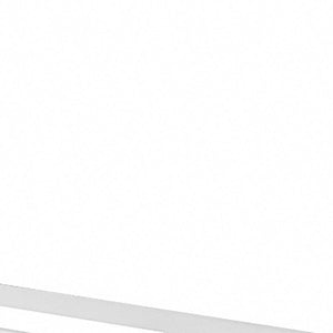 Homeroots White Twin Xl Over Full Xl Over Queen Size Bunk Bed  Steel 404005