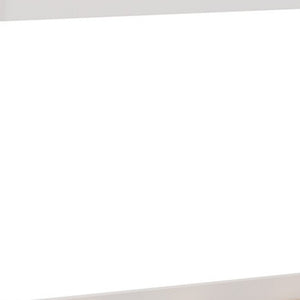 Homeroots White Double Twin Size Ladder Bunk Bed With Drawers  Manufactured Wood And Solid Wood 404008