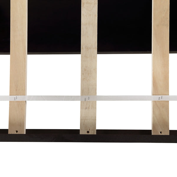 Homeroots Brown Twin Size Loft Bed With Desk And Shelves  Manufactured Wood + Solid Wood 404070