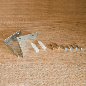 Homeroots Classic Natural Finish Five Shelf Bookcase  Manufactured Wood 404143