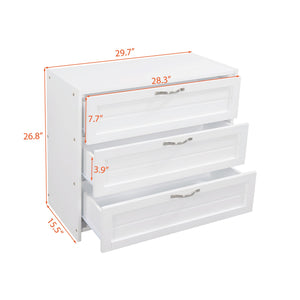 Homeroots White Twin Size Low Loft Bed With Cabinets And Slide  Manufactured Wood + Solid Wood 404192