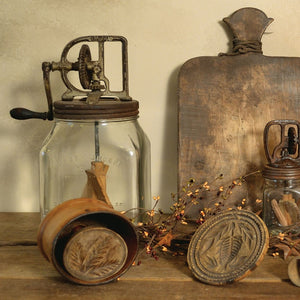 Homeroots Sweet Cream Butter 6 Black Framed Print Wall Art  Wood Paper 404373