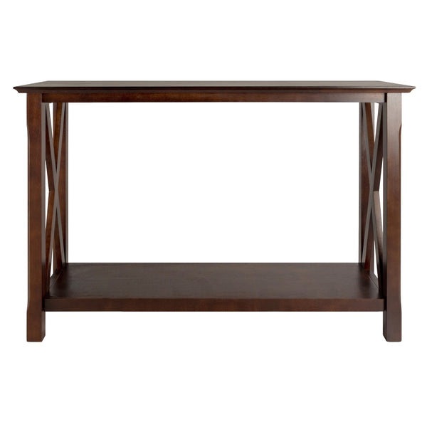 Winsome Wood Xola Console Table – Dark Cappuccino Finish, Stylish X-design, Perfect For Entryway Or Living Room Cappuccino Solid ,Composite Wood 40445-winsome-wood