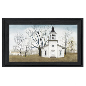 HomeRoots Amazing Grace Framed Print Wall Art - Elegant 19x33 Inch Design for Modern & Classic Decor Styles 404495