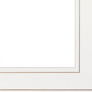 Homeroots Sweet Summertime House 5 White Framed Print Wall Art  Wood Paper 404514