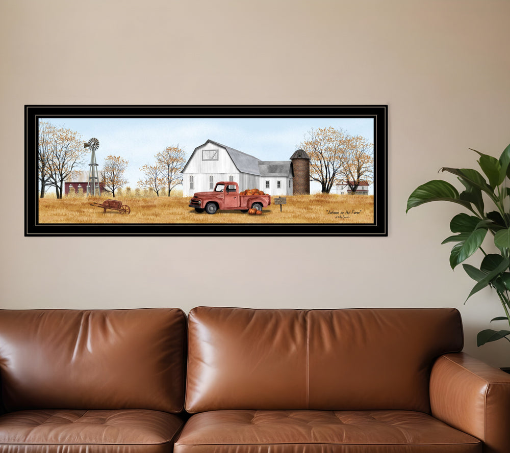 Homeroots Spring On The Farm 4 Black Framed Print Wall Art  Wood Paper 404576