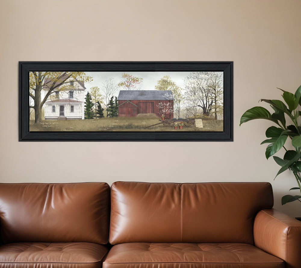 Homeroots Spring Flowers For Sale 5 Black Framed Print Wall Art  Mdf Paper Print Texture 404581