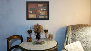 Homeroots Count Your Blessings 3 Black Framed Print Wall Art  Wood Product Paper Print Uv Coating 404689