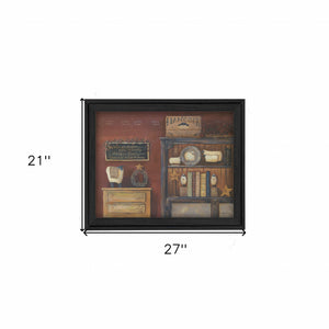 Homeroots Count Your Blessings 3 Black Framed Print Wall Art  Wood Product Paper Print Uv Coating 404689