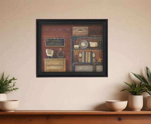 Homeroots Count Your Blessings 3 Black Framed Print Wall Art  Wood Product Paper Print Uv Coating 404689