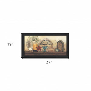 HomeRoots Amazing Grace Shelf 3 Framed Print Wall Art – Timeless Holiday Elegance for Year-Round Decor! 404908