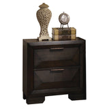 English Elm Espresso 2-Drawer Nightstand